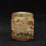 Antiker Hetian Jade Cong Vor 1800